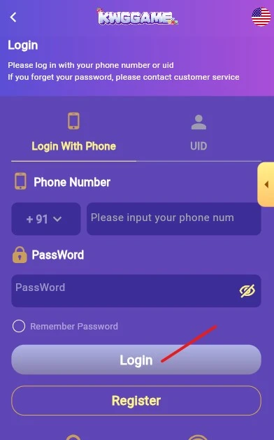 KWG Game Login